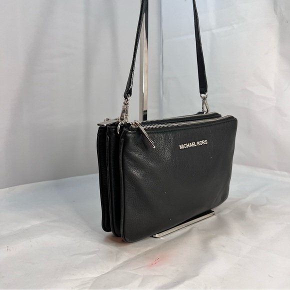 Micho Kors Adele Double Zip Mini Crossbody Bag - Picture 2 of 12